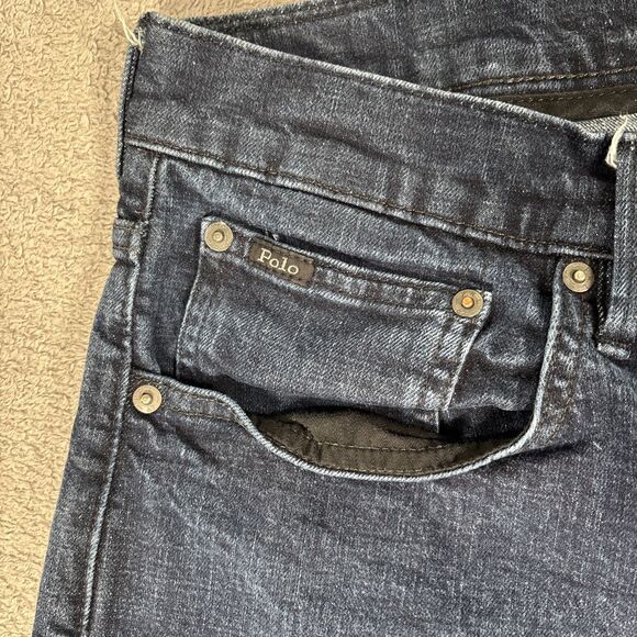 Polo Ralph Lauren Jeans Men’s Size 40x32 Prospect Straight Dark Wash - Picture 10 of 16